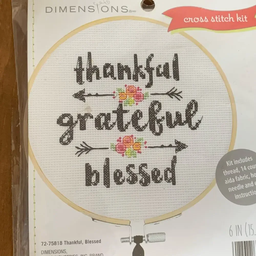 Bucilla Mary Engelbreit and Dimensions Small Cross Stitch Kits Set of 2 NIP